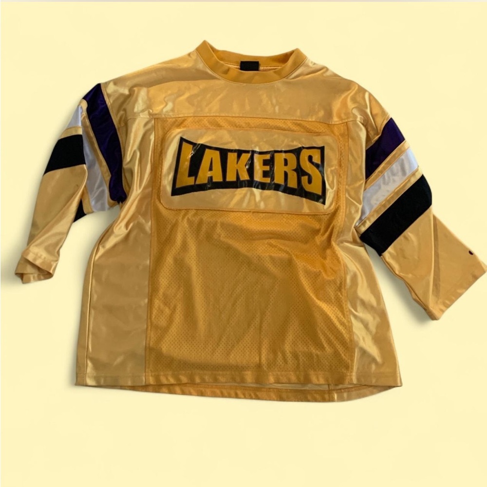 LAKERS MLB X Unk Gold and Black Sports Jersey unisex LA Los Angeles